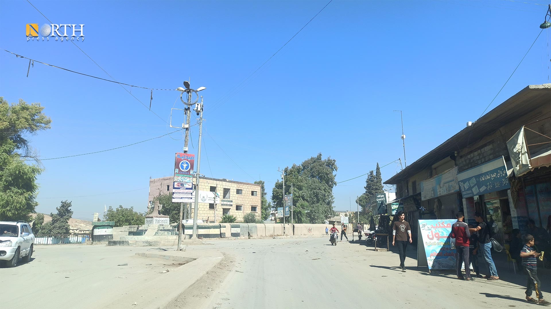 حي الأشرفية في مدينة عفرين شمال حلب- نورث برس