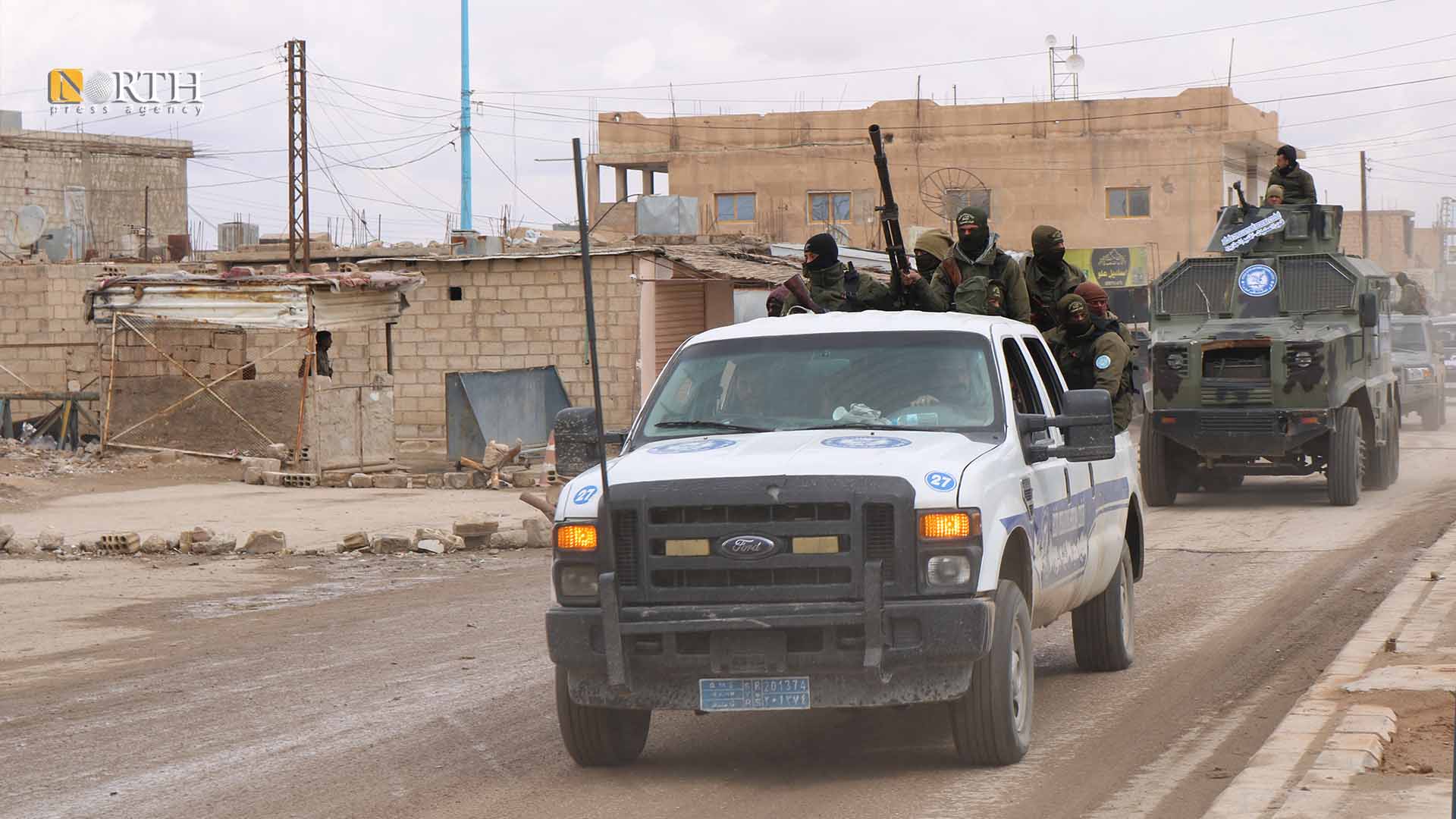 دورية لقوى الأمن الداخلي "الأسايش" بريف الحسكة - نورث برس/ أرشيفية