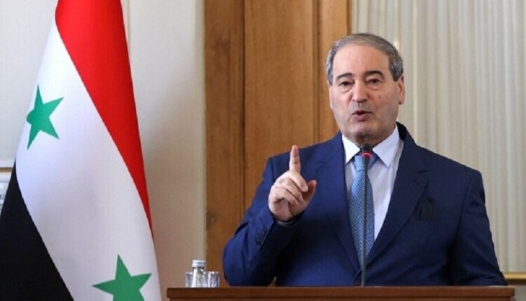 وزير الخارجية السوري فيصل المقداد