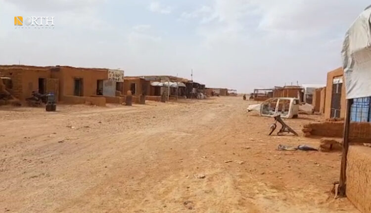 مخيم الركبان على الحدود السورية العراقية الأردنية ـ نورث برس