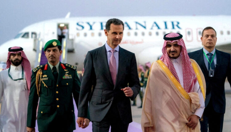 استقبال الرئيس السوري بشار الأسد للمشاركة في القمة العربية بالسعودية - REUTERS