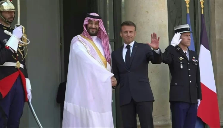 الرئيس الفرنسي وولي العهد السعودي- إنترنت