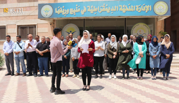 بيان للإدارة الذاتية في منبج تنديداً بالقصف التركي - نورث برس