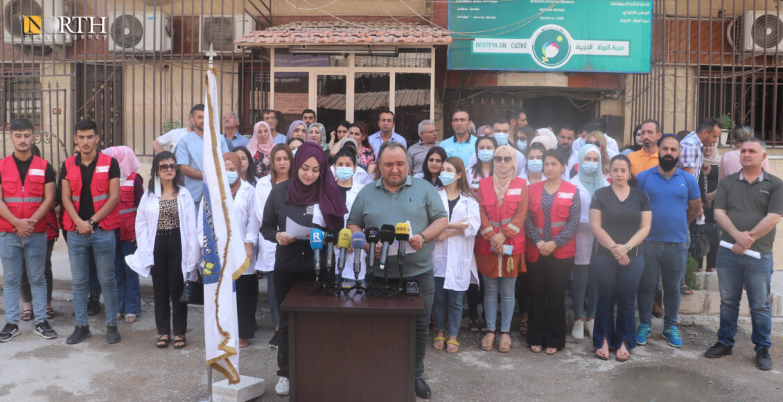 بيان هيئة الصحة لإقليم الجزيرة في القامشلي تنديداً بالقصف التركي - نورث برس