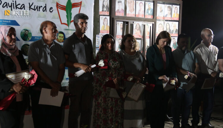 تكريم مشاركين في مهرجان القصة القصيرة الكردية في القامشلي - نورث برس