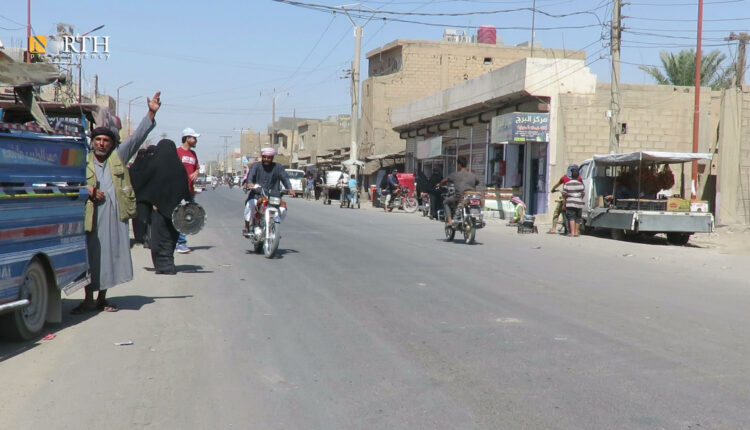 سوق بلدة أبو حمام بريف دير الزور الشرقي - نورث برس