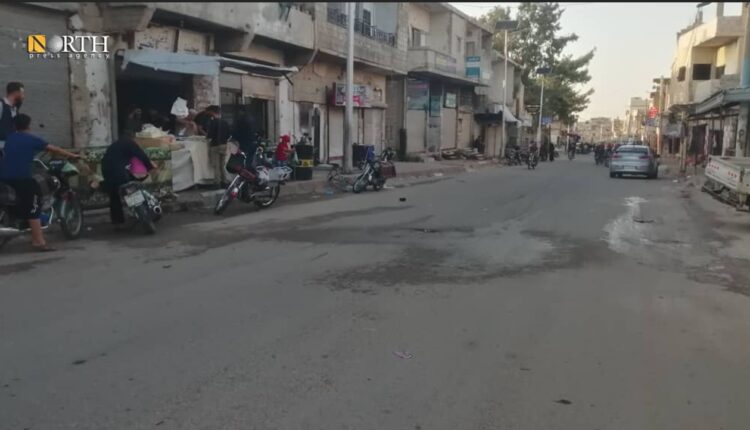 سوق درعا البلد بمدينة درعا – نورث برس