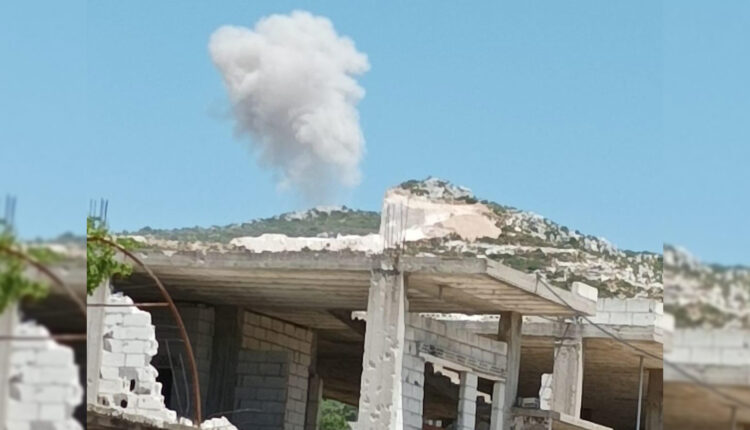 غارات جوية روسية على ريف جسر الشغور غربي إدلب - متداول