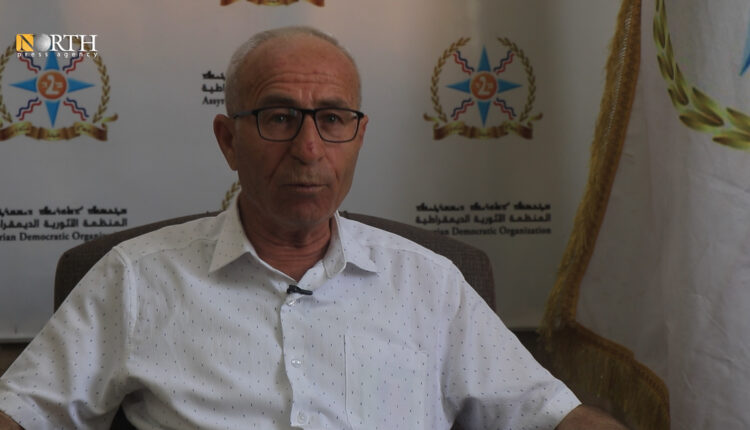 كبرئيل موشي مسؤول مكتب العلاقات الخارجية في المنظمة الآثورية الديمقراطية - نورث برس