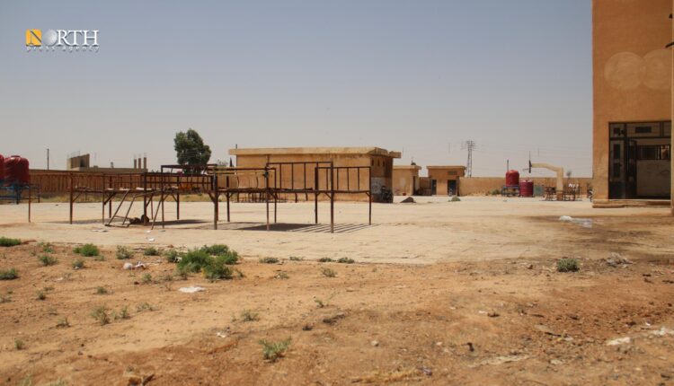 مدرسة سيف الدولة في تل تمر مأوى لنازحين ـ نورث برس