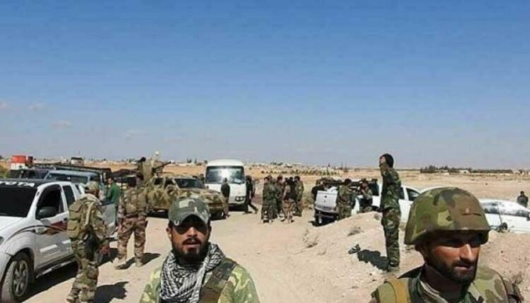 عناصر فصيل يتبع للحرس الثوري الإيراني بدير الزور – متداول