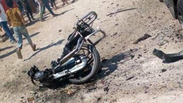 انفجار دراجة نارية في منطقة السيدة زينب - متداول