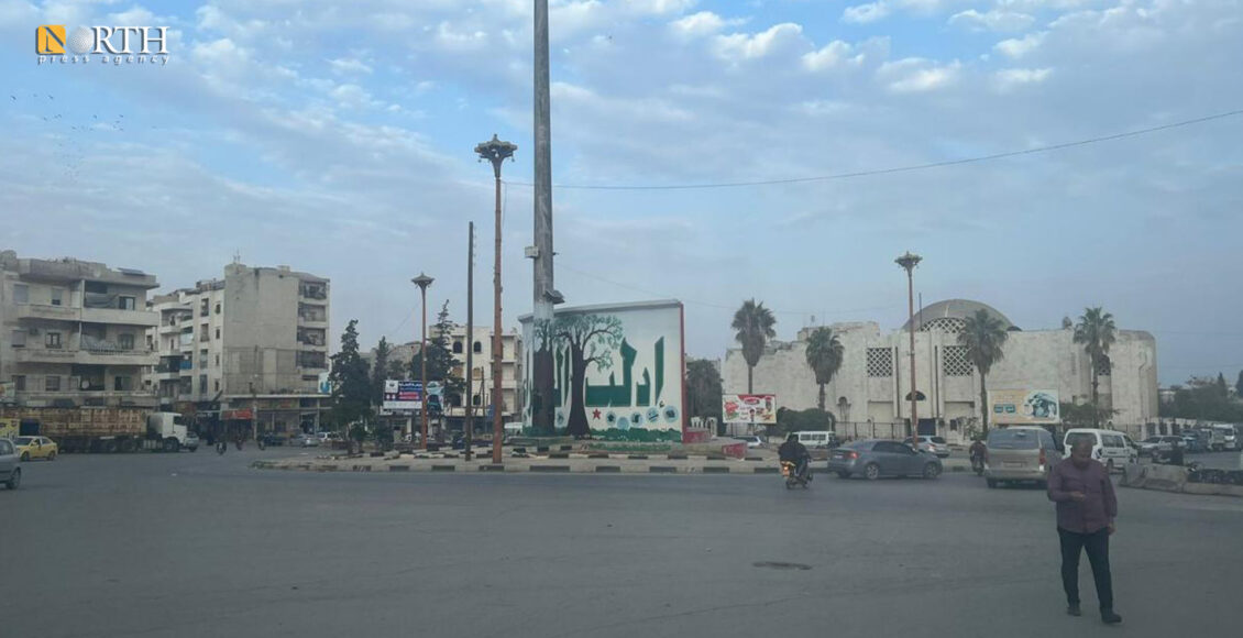دوار المحراب في مدينة إدلب - نورث برس