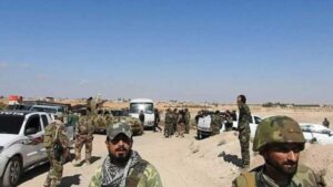 دورية للحرس الثوري الإيراني بدير الزور - متداول