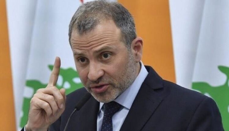 رئيس التيار الوطني الحر في لبنان جبران باسيل