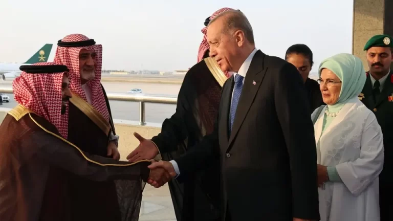 من وصول الرئيس التركي رجب طيب أردوغان إلى السعودية