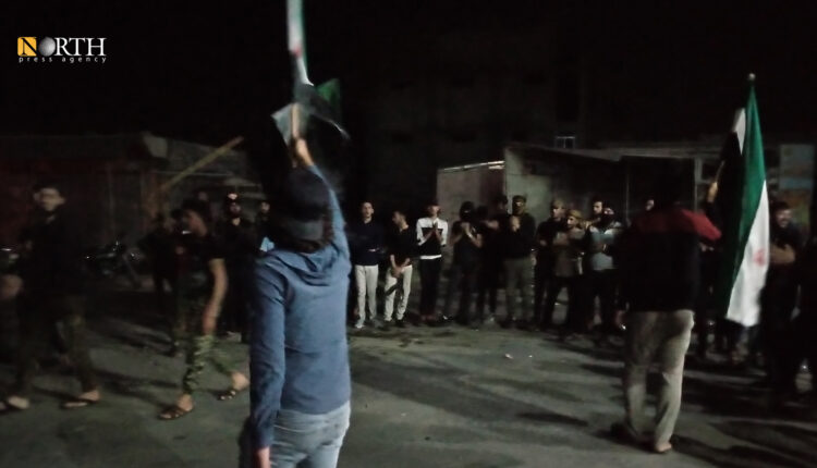 احتجاج في مدينة جاسم – نورث برس