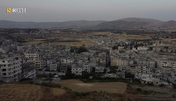 مدينة جسر الشغور في ريف إدلب الغربي – نورث برس