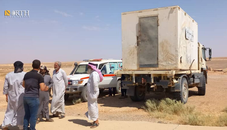 عمليات تجهيز معبر التنف على الحدود السورية العراقية- نورث برس