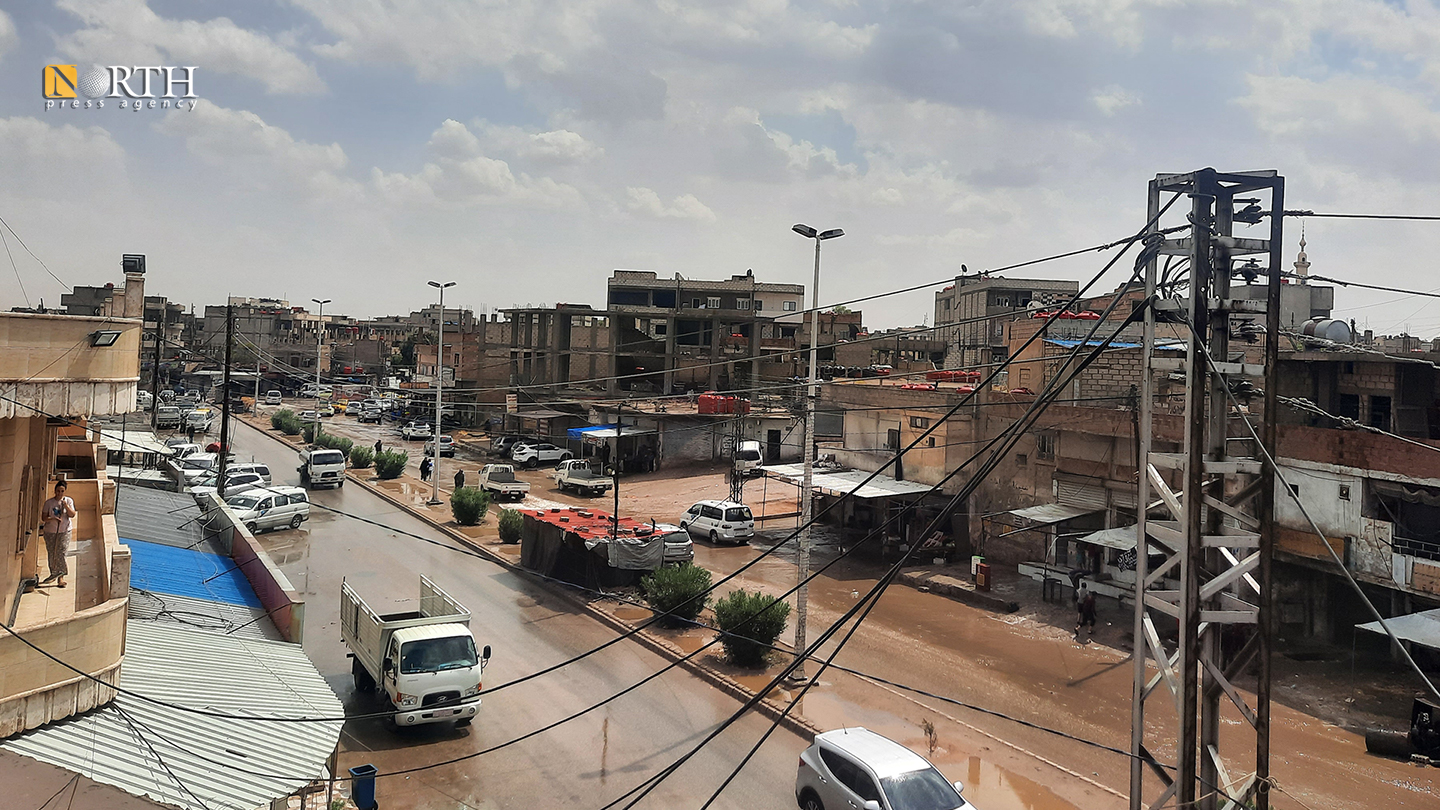 أمطار صيفية في الحسكة - نورث برس