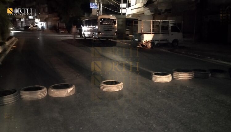 إغلاق الطريق الواصل بين جامع صلاح الدين ومفارق العموري في حلب – نورث برس