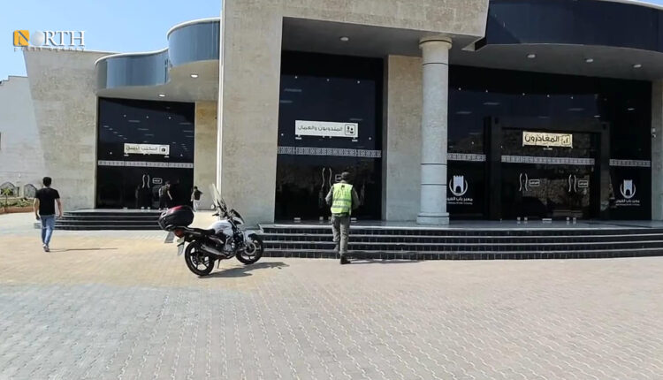 ساحة معبر باب الهوى شمالي إدلب - نورث برس