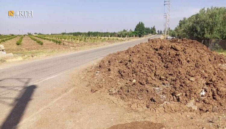 سهول زراعية غربي مدينة طفس بريف درعا الغربي - نورث برس