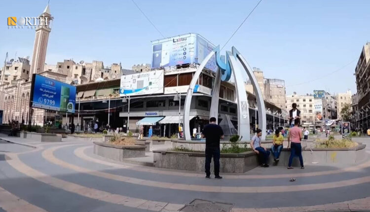 سوق العبارة وسط مدينة حلب - نورث برس