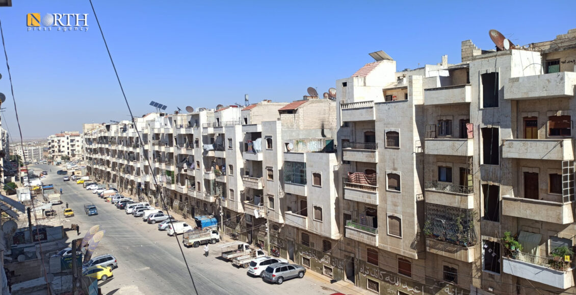 شارع الجامعة في مدينة إدلب - نورث برس