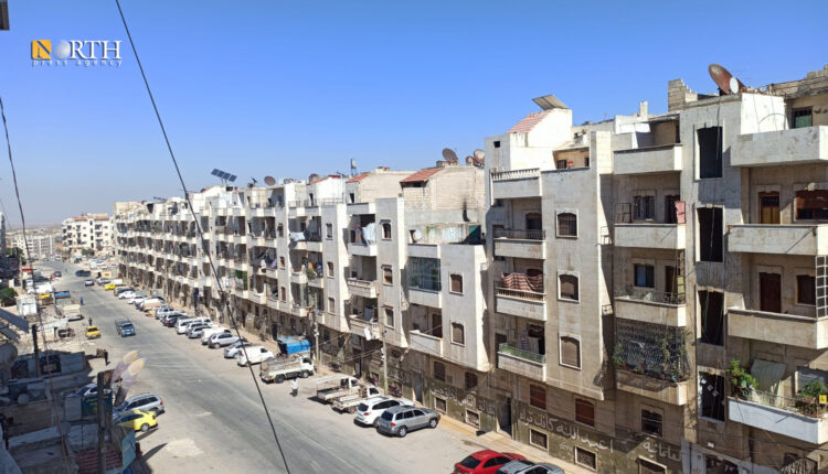 شارع الجامعة في مدينة إدلب - نورث برس