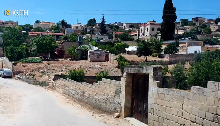 قرية كفر صفر بريف عفرين الغربي شمالي حلب - نورث برس