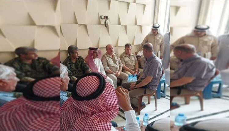 لقاء الوفد الروسي بوجهاء من قبيلة الجبور - متداول