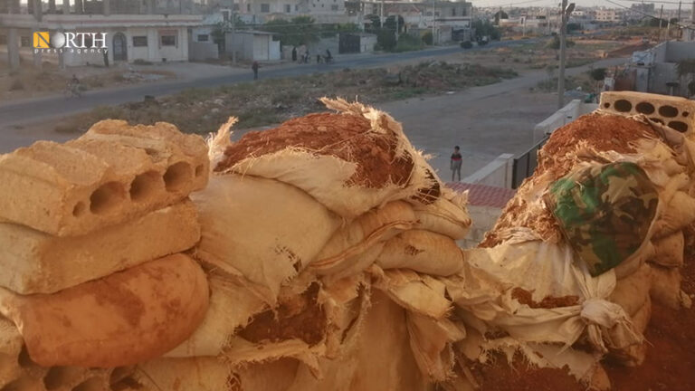 نقطة عسكرية انسحبت منها القوات الحكومية في درعا - نورث برس