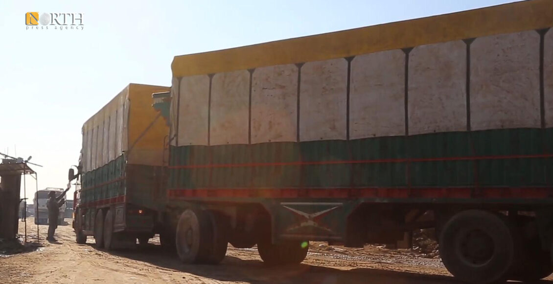 معبر الحمران الواصل بين مناطق بريف حلب ومدينة منبج – نورث برس