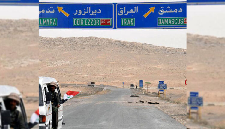 عناصر للقوات الحكومية قرب قاعدة "التنف" على الحدود السورية العراقية - متداول