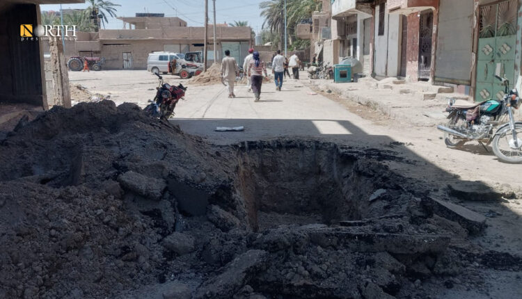 صرف صحي متهالك ببلدة هجين في دير الزور – نورث برس