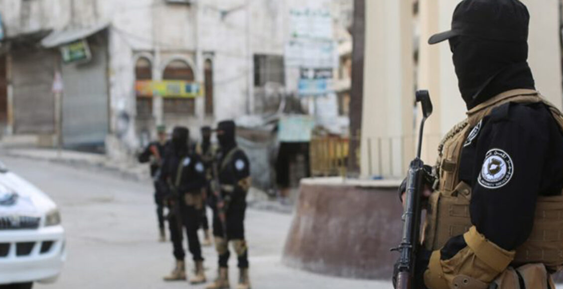 عناصر من جهاز الأمن العام في إدلب- متداول