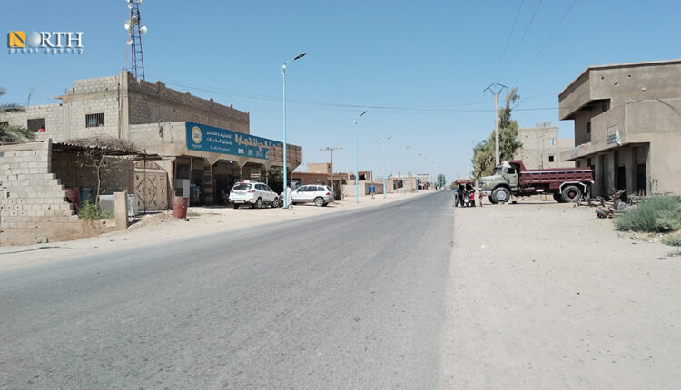 قرية غرانيج بريف دير الزور الشرقي ـ نورث برس