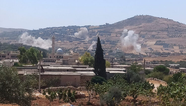 قصف مدفعي على جبل الزاوية جنوبي إدلب - متداول