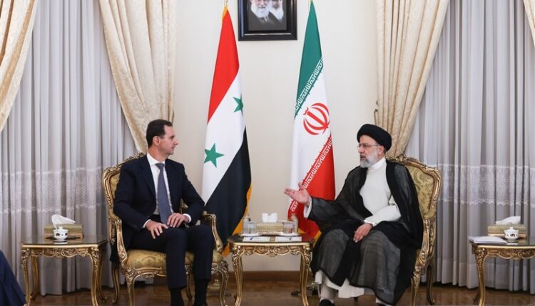 الرئيس السوري ونظيره الإيراني