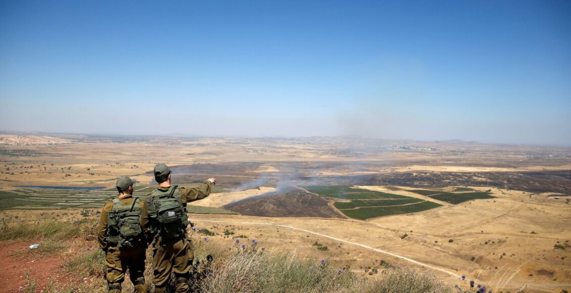 جنديان إسرائيليان على الحدود مع سوريا- إنترنت