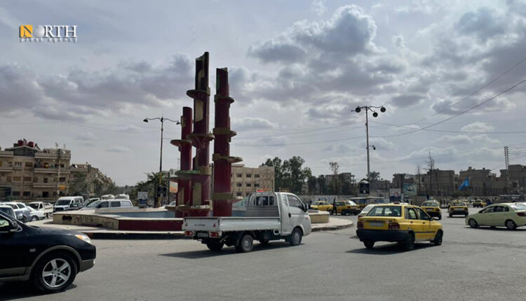 دوار الكراج في الحسكة - نورث برس