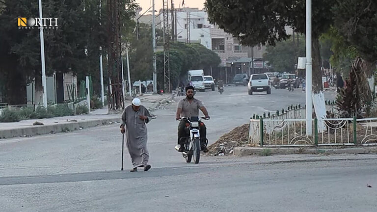 شارع البلدية في مدينة سري كانيه شمال الحسكة- نورث برس
