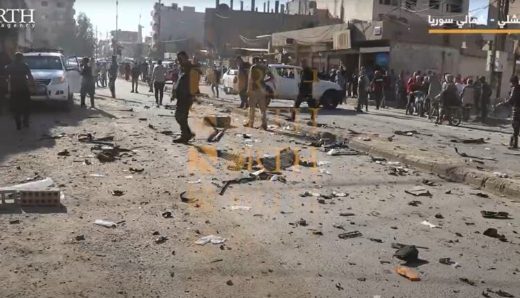 انفجار سيارة في القامشلي _ نورث برس