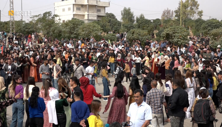 احتفالية بمناسبة يوم العالمي للتضامن مع كوباني - نورث برس