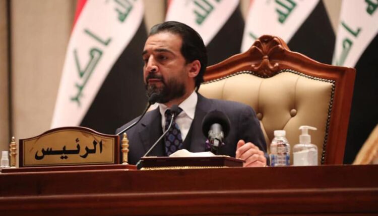 رئيس مجلس النواب العراقي الحالي محمد الحلبوسي الذي تمت إقالته