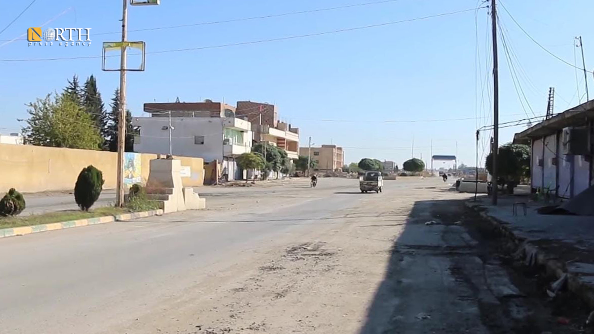 مدخل مدينة سري كانيه الجنوبي - نورث برس