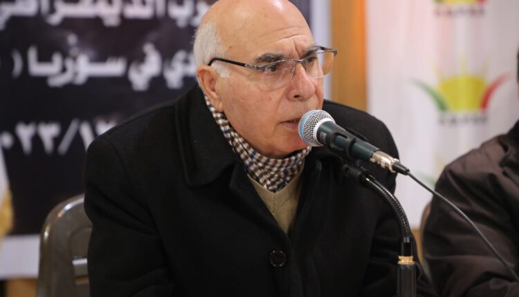 أحمد بركات - سكرتير الحزب الديمقراطي التقدمي الكردي في سوريا - صفحة "التقدمي"