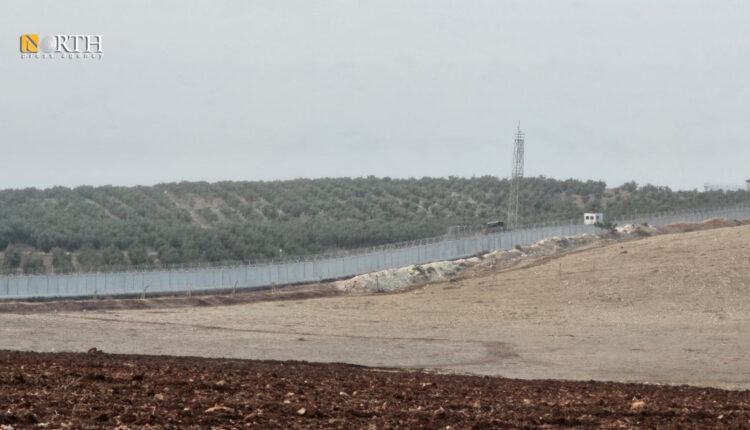 الحدود السورية التركية بريف عفرين – نورث برس
