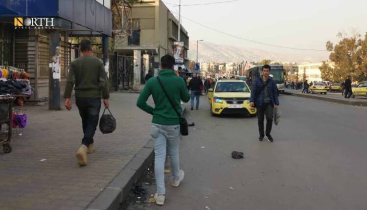 منطقة البرامكة وسط دمشق- نورث برس